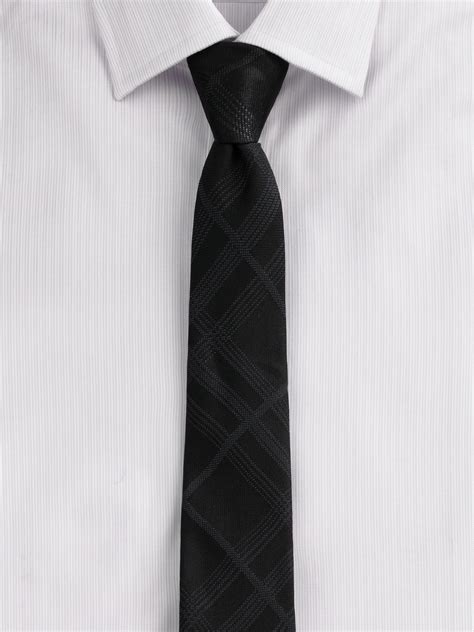 burberry london knitted silk tie|Silk Tie in Black .